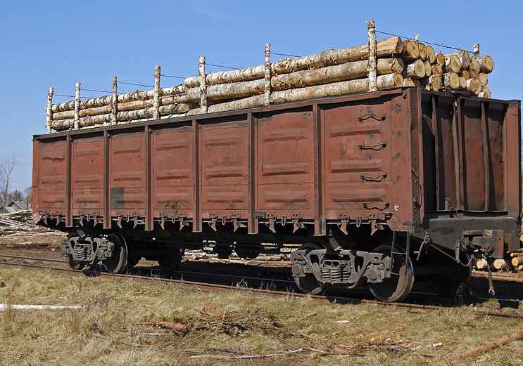 Перевозка ЛЕСА вагонами из Россия, Апшеронск в Белоруссия, Заславль